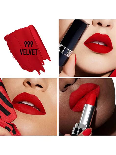 rouge dior 999 velvet lipstick